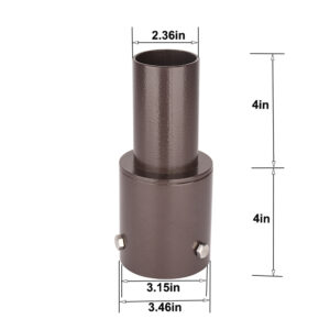 3in pole adapter