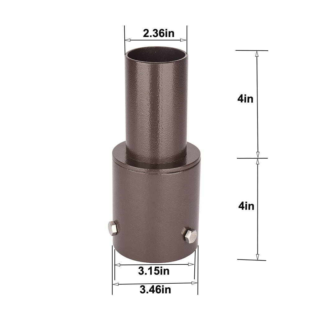 3in pole adapter