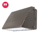 led full cut-off wall pack light with photocell