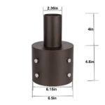 6in pole adapter