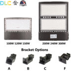 led parking lot pole lights