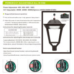 led post top lantern